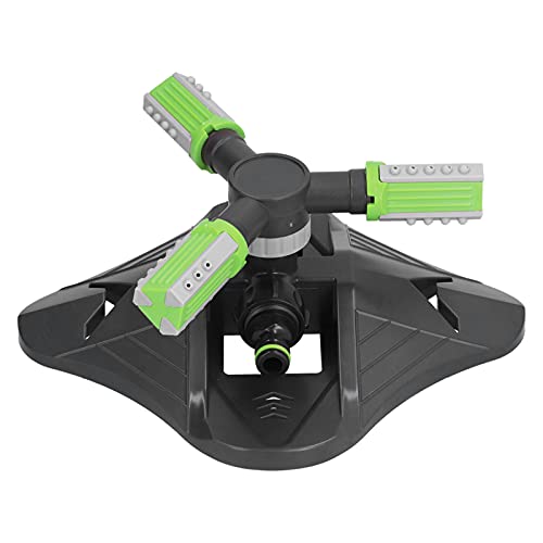Automatic Lawn Water Sprinkler | 3 Prong Adjustable Spray for Garden/Flowers/Vegetable Beds | ABS Robust Base with 1 / 2in Thread Connection | Easy Setup & Wide Coverage (Green) von Reliant Jazzy