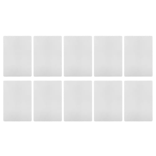 Clear Acrylic Sheet 3mm | Transparent Plastic Panel for DIY Projects/Signs/Home Decor | 8.7x5.9 Inch with Protective Film | Easy to Cut & Drill (for 10pcs) von Reliant Jazzy