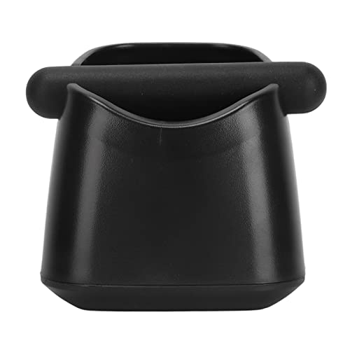 Coffee Knock Box with Removable Bar | Drop Sturdy & Secure Grip Design | Large Capacity Container for Coffee Grounds/Coffee Machines | ABS Material, Easy to Maintain (Black) von Reliant Jazzy