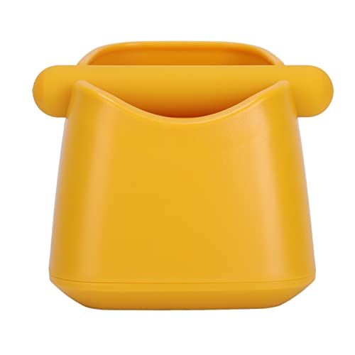 Coffee Knock Box with Removable Bar | Drop Sturdy & Secure Grip Design | Large Capacity Container for Coffee Grounds/Coffee Machines | ABS Material, Easy to Maintain (Yellow) von Reliant Jazzy