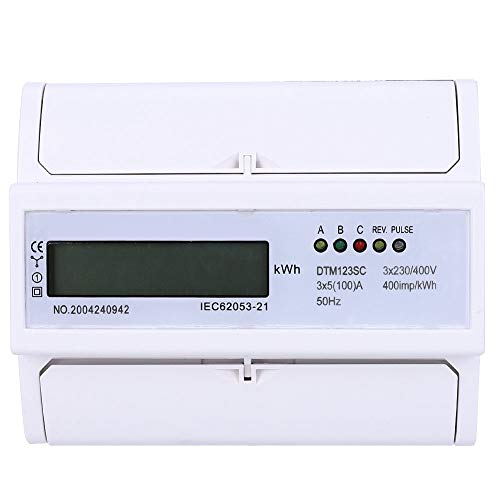 DTM123SC 3 Phase KWh Meter | 230 / 400V 5-100A Digital Electric Meter | LCD Display for Consumption Monitoring | DIN Rail Installation, IEC 62053-21 Certified DTM123SC 3 Phase KWh Meter | 230 / 400V 5-100A Digital Electric Meter | LCD Display for Consumption Monitoring | DIN Rail Installation, IEC 62053-21 Certified von Reliant Jazzy