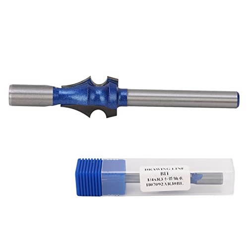 Eckkündel Router Bit | Tungstenstahllegierung 1 / 4xr3 Perlenbit für Holz / MDF / Sperrholz | Blaue Beschichtung für Wärmeschutz und Schnittleistung | Nicht -Rückschlagdesign Eckkündel Router Bit | Tungstenstahllegierung 1 / 4xr3 Perlenbit für Holz / MDF / Sperrholz | Blaue Beschichtung für Wärmeschutz und Schnittleistung | Nicht -Rückschlagdesign von Reliant Jazzy