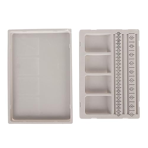 Flocked Beading Board for Jewelry Making | DIY Bracelet & Necklace Design Mat with Position Markers | Secure Texture Stops Beads Rolling | 28.2 x 19.5cm Flocked Beading Board for Jewelry Making | DIY Bracelet & Necklace Design Mat with Position Markers | Secure Texture Stops Beads Rolling | 28.2 x 19.5cm von Reliant Jazzy