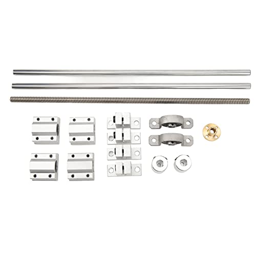 Linear Motion Rod Shaft Guide | SC8UU Slide Block & KP08 Bearing Pillow for 3D Printer/Engraving Machine | High Carbon Steel Rail with 16 - Piece Kit (8-350) von Reliant Jazzy