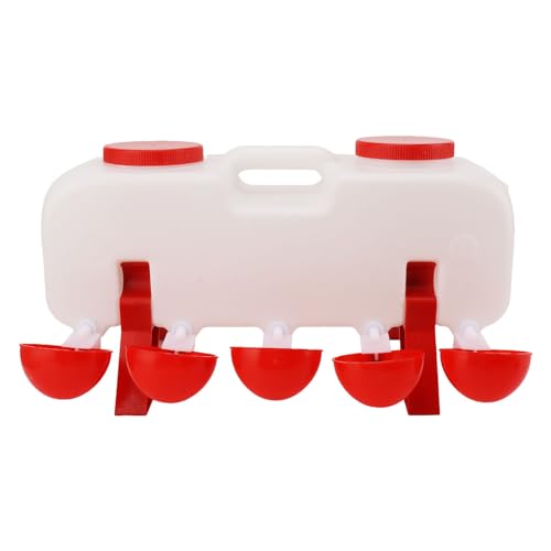 Reliant Jazzy 10L Semi Automatic Chicken Waterer | Poultry Water Feeder for Chickens/Ducks/Geese | Inlaid Bracket & Ergonomic Grip | 10 Drinking Bowls, No Overflow Design Reliant Jazzy 10L Semi Automatic Chicken Waterer | Poultry Water Feeder for Chickens/Ducks/Geese | Inlaid Bracket & Ergonomic Grip | 10 Drinking Bowls, No Overflow Design von Reliant Jazzy