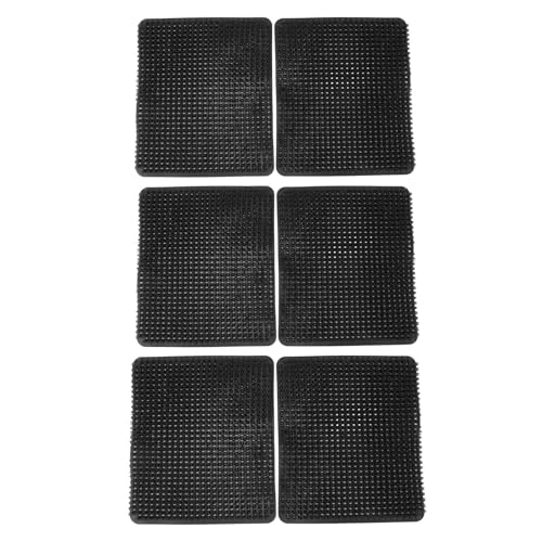 Reliant Jazzy 6 Pcs Chicken Nesting Box Pads | PE Material for Coop Egg Laying | Protective & Scratch - Proof Mats | Fits All Cage Sizes/Easy to Maintain/Sturdy (Black) von Reliant Jazzy