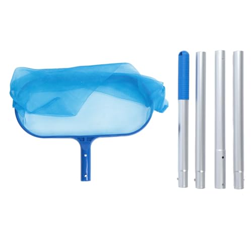 Reliant Jazzy Adjustable Pool Skimmer Net | 39.2 x 30cm Expert Leaf Collector | Telescopic Pole for Swimming Pools/Ponds/Fountains | Sturdy Aluminium Alloy & Plastic Design von Reliant Jazzy