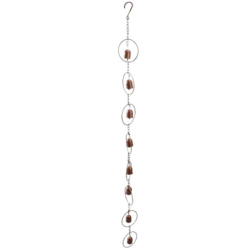 Reliant Jazzy Metal Rain Chain | Bell Shaped Hanging Chime for Gutter Drainage | Soothing Sound Outdoor Decor | Easy Install for Balconies/Gardens Reliant Jazzy Metal Rain Chain | Bell Shaped Hanging Chime for Gutter Drainage | Soothing Sound Outdoor Decor | Easy Install for Balconies/Gardens von Reliant Jazzy