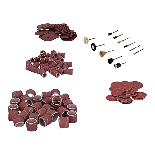 Sanding Set with Mandrels Bands Brushes | Angle Grinder Accessory Kit for Metal/Wood/Plastic | 60 Sanding Bands + 79 Discs + 11 Tools | Particle Removal & Polishing Sanding Set with Mandrels Bands Brushes | Angle Grinder Accessory Kit for Metal/Wood/Plastic | 60 Sanding Bands + 79 Discs + 11 Tools | Particle Removal & Polishing von Reliant Jazzy