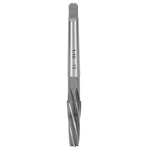 Spiral Reamer 1:10 HSS Taper Shank | High - Speed Steel Tool for Form Processing/Manual Reaming | Fine Cutting Area & Extended Service | 10mm - 14mm Shank, 45mm Cutting Part von Reliant Jazzy