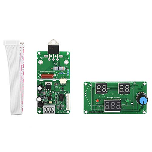 Spot Welder Controller | Digital Display Module with Time Control | 0-99 Cycle Adjustment / 30% - 99% Strength | Voltage Compensation & Welding Counter | DIY Battery Welder (40A) von Reliant Jazzy