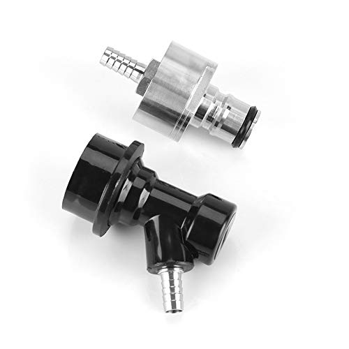Stainless Steel Carbonation Cap | Ball Lock Disconnect for PET Bottles | Homebrew Soda/Beer Carbonator | 304 SS & 1/4 Barb Fitting von Reliant Jazzy