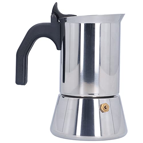 Stainless Steel Coffee Brewing Pot | Thickened Pour Over Coffee Maker for Home/Kitchen | Mirror Polishing & Heat Insulated Handle | Rustproof & Easy Maintenance | Present for von Reliant Jazzy
