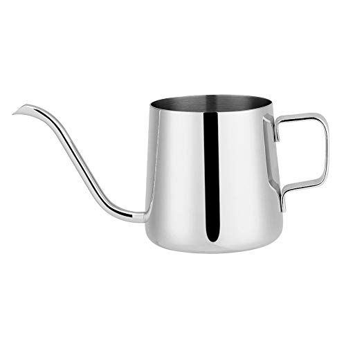Stainless Steel Gooseneck Coffee Pot | 250ml / 350ml Drip Kettle with Accurate Pour Spout | Ergonomic Handle for Home/Office/Travel | Rustproof & Simple Maintain 304 Steel (350ML) von Reliant Jazzy