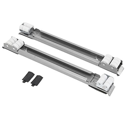 Sturdy Appliance Roller 300KG | 24 - Wheel Universal Base for Washer/Refrigerator/Furniture | Extensible Slider with Grip Mat, Easy Install (Silver) von Reliant Jazzy