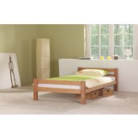 Relita Einzelbett Helga 140x200 natur lackiert von Relita