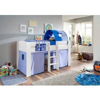 Relita Hochbett "Andi" mit Rolllattenrost, Textil-Set und Leiter, pflegel. Dekor Oberfläche Relita Hochbett "Andi" mit Rolllattenrost, Textil-Set und Leiter, pflegel. Dekor Oberfläche von Relita