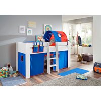 Relita Hochbett "Andi" mit Rolllattenrost, Textil-Set und Leiter, pflegel. Dekor Oberfläche Relita Hochbett "Andi" mit Rolllattenrost, Textil-Set und Leiter, pflegel. Dekor Oberfläche von Relita