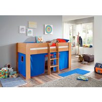 Relita Hochbett "Andi" mit Rolllattenrost und Vorhang, mit Leiter, pflegel. Dekor Oberfläche Relita Hochbett "Andi" mit Rolllattenrost und Vorhang, mit Leiter, pflegel. Dekor Oberfläche von Relita