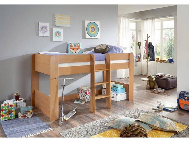 Relita Hochbett Andi wahlweise mit Rolllattenrost, inkl. Leiter, pflegel. Dekor Oberfläche, beige, Mit Lattenrost, Buche Nachbildung Melamin Relita Hochbett Andi wahlweise mit Rolllattenrost, inkl. Leiter, pflegel. Dekor Oberfläche, beige, Mit Lattenrost, Buche Nachbildung Melamin von Relita