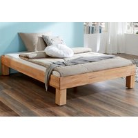 Relita Massivholzbett "Julia" stabverleimte Buche, mit natürlicher Holzstruktur, ohne Kopfteil Relita Massivholzbett "Julia" stabverleimte Buche, mit natürlicher Holzstruktur, ohne Kopfteil von Relita