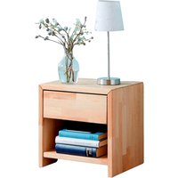 Relita Nachttisch "Julia" massiv Buche, mit 1 Schublade, offenem Fach, rechts/links stellbar Relita Nachttisch "Julia" massiv Buche, mit 1 Schublade, offenem Fach, rechts/links stellbar von Relita