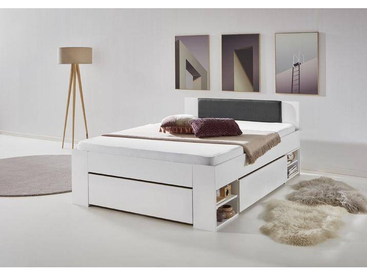 Relita Stauraumbett Stefan mit großen Schubladen u. Nako auf Rollen, inkl. Latten, mit komfortabler Liegehöhe, in 2 Breiten und 2 Farben erhältlich Relita Stauraumbett Stefan mit großen Schubladen u. Nako auf Rollen, inkl. Latten, mit komfortabler Liegehöhe, in 2 Breiten und 2 Farben erhältlich von Relita