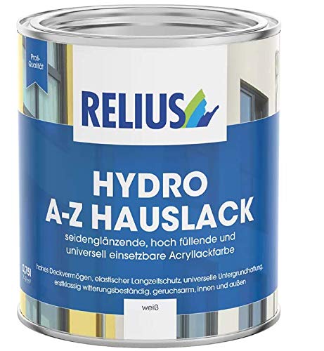 Relius HYDRO A-Z HAUSLACK Weiß 0,75 L von Relius