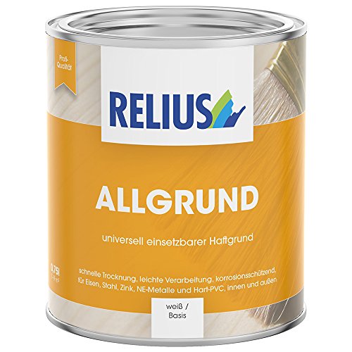 Relius Allgrund Haftgrund 2,5 Liter Graugrün - Universell einsetzbar für Eisen, Stahl, Zink, NE-Metalle, Hart-PVC, Holz Relius Allgrund Haftgrund 2,5 Liter Graugrün - Universell einsetzbar für Eisen, Stahl, Zink, NE-Metalle, Hart-PVC, Holz von Relius