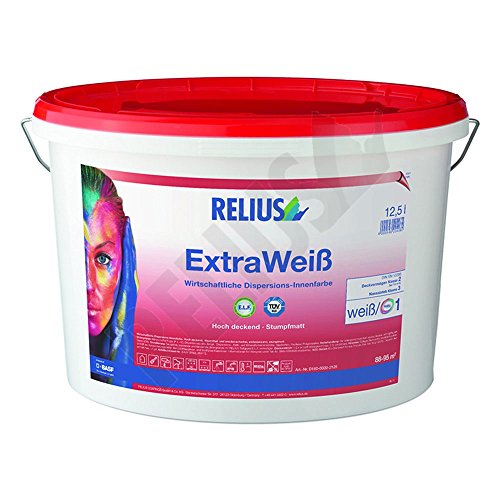 Relius ExtraWeiß ELF, weiß / Basis1, 6 Ltr. von Relius