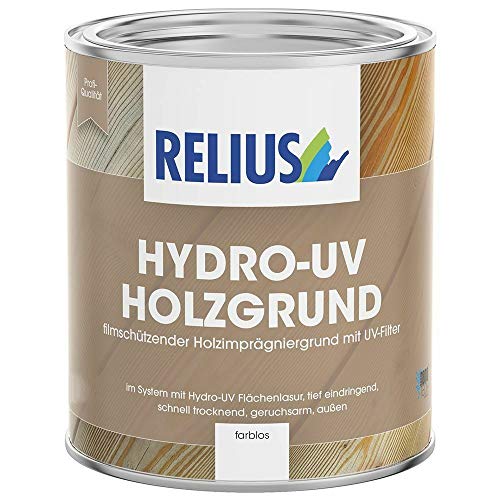 Relius Hydro-UV Holzgrund Farblos 5 L von Relius