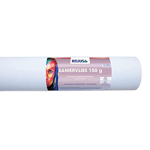 Relius Quick Vlies. Zellulose 150 g/qm 25 m x 0.75 m 1 Stück von Relius
