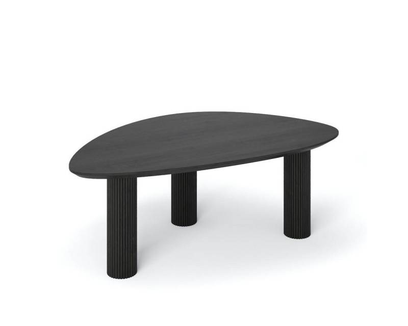 Rellgo Esstisch Eiche Massivholz-Tisch Gerda – Handgefertigt mit Säulengestell, Dreisäulen-Gestell, Organische Form, Schweizer Kante, Massivholz von Rellgo