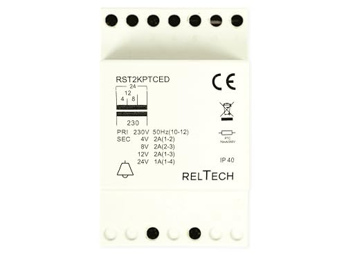 RELTECH Sicherheitstransformator RST2PTCED, 4-8-12-24V/2-2-2-1A RELTECH Sicherheitstransformator RST2PTCED, 4-8-12-24V/2-2-2-1A von Reltech