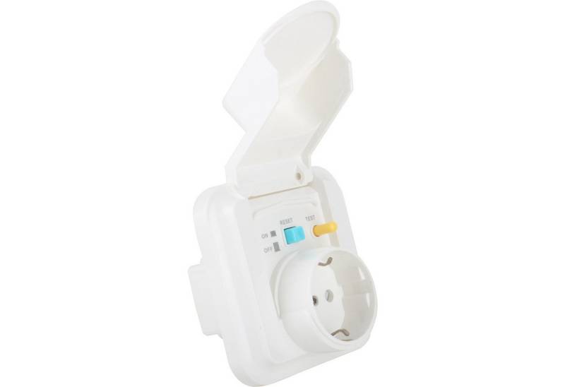 Reltech Schalter RELTECH Fehlerstromsteckdose, 230 V~, 16 A, 30mA von Reltech