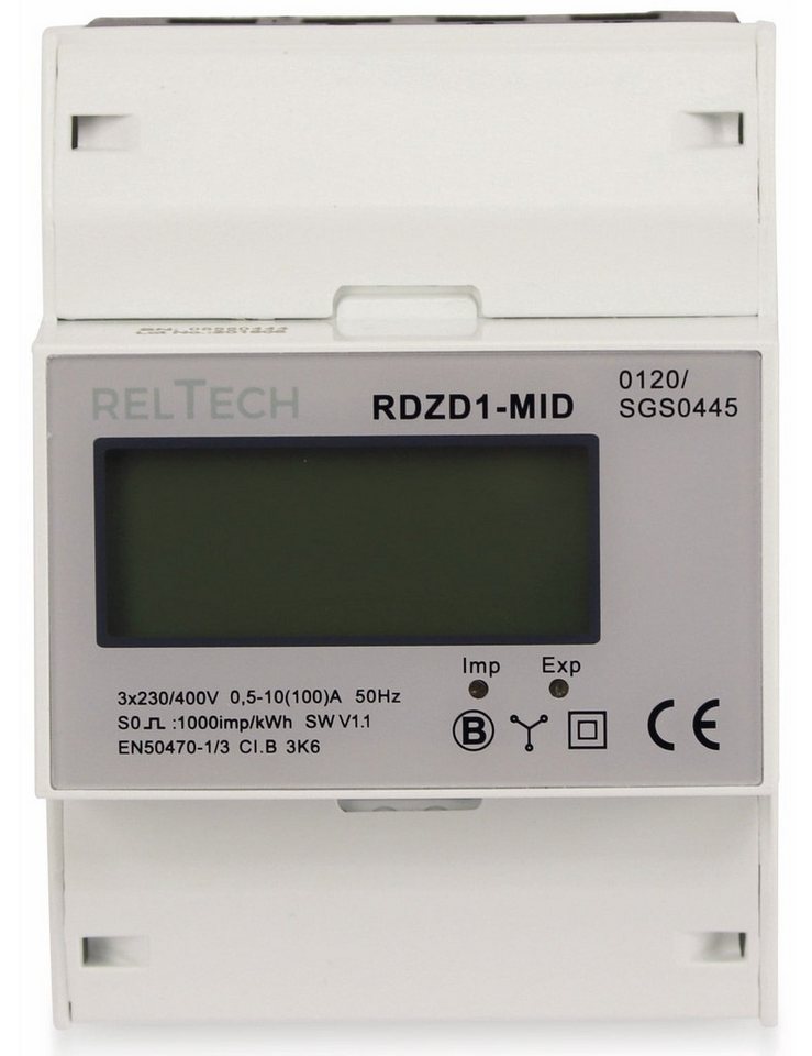 Reltech Verteilerbox RELTECH Drehstomzähler RDZD1-MID Reltech Verteilerbox RELTECH Drehstomzähler RDZD1-MID von Reltech
