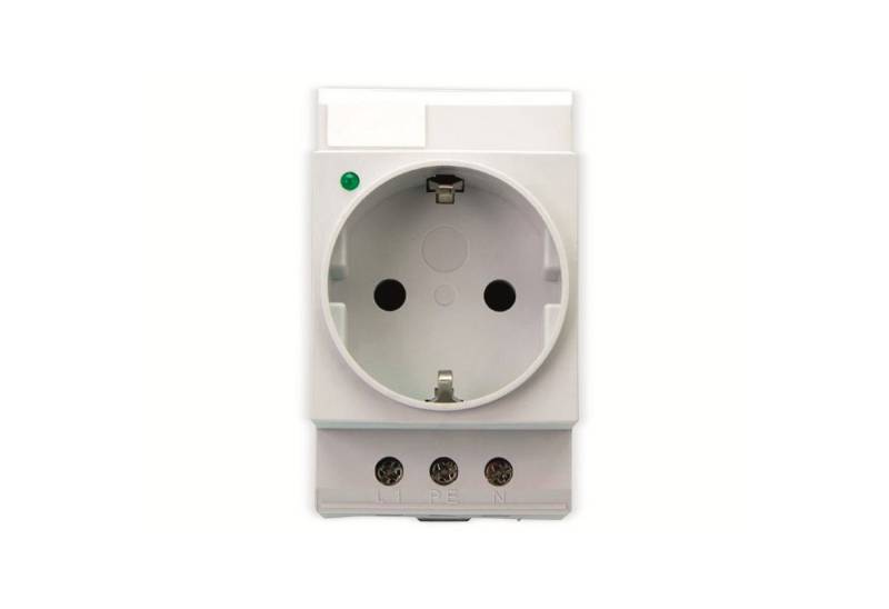 Reltech Verteilerbox RELTECH Steckdose für Schaltschrank HYDES1D, grau von Reltech