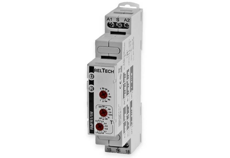 Reltech Verteilerbox RELTECH Zeitrelais RMFR1, 1 Wechsler, 10 von Reltech
