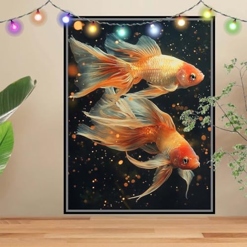 5D DIY Diamond Painting Kinder Klein Goldfisch,Tier,Diamant Painting Bilder 30x40cm,Mosaikherstellung Malen Nach Zahlen Cross Stitch Malerei Set,Daiments Painting Erwachsene für Haus Dekoration 3E1352 5D DIY Diamond Painting Kinder Klein Goldfisch,Tier,Diamant Painting Bilder 30x40cm,Mosaikherstellung Malen Nach Zahlen Cross Stitch Malerei Set,Daiments Painting Erwachsene für Haus Dekoration 3E1352 von Reluehu