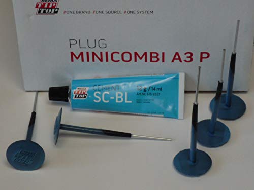 Rema Tip Top Minicombi Notfall-Set 5x A3 + BL Special Cement 12g, Reifenreparatur 511118 von REMA TIP TOP