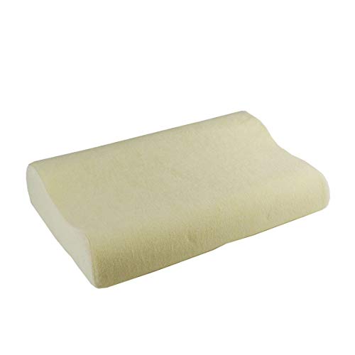 Remalux Nackenstützkissen Memoryfoam 48x30x10cm Polyester beige Nackenkissen Kopfkissen von Remalux