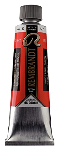 Rembrandt 1073772 ACEITE DE PINTURA, Permanente Rojo Medio, talla única von Rembrandt