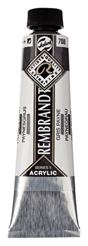 Rembrandt Payne's Grey 708 Acrylfarbe, 40 ml Tube von Rembrandt