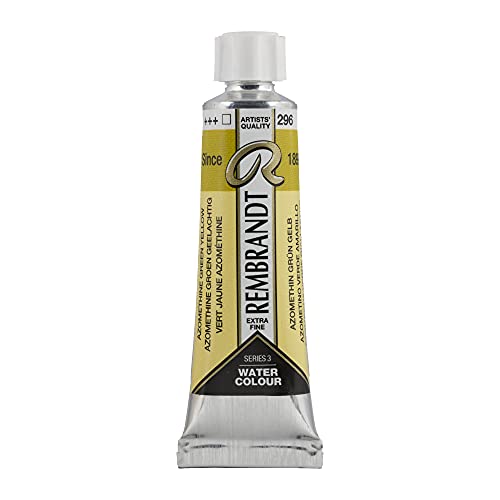 Rembrandt Aquarelltube 10 ml Azomethin Grün Gelb 296 (05012960) von Rembrandt