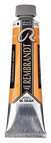 Rembrandt Ölfarbe Tube 40 ml Kadmiumgelb dunkel 210 (01052102) von Rembrandt