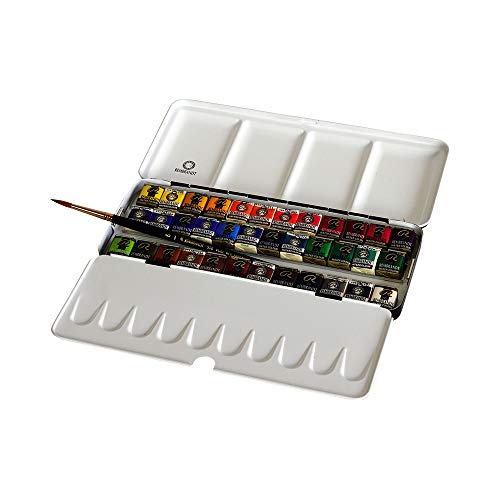 Set METAL36 halbe Näpfe Aquarelle Reversand von Rembrandt
