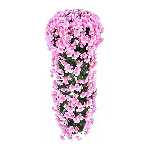RemeeHi Künstliche Blume, Glyzinie, Hängeblumen, violett, Simulation, Weinrebe, Hochzeit, Heimdekoration, 5 Blütenblätter, Rosa von RemeeHi