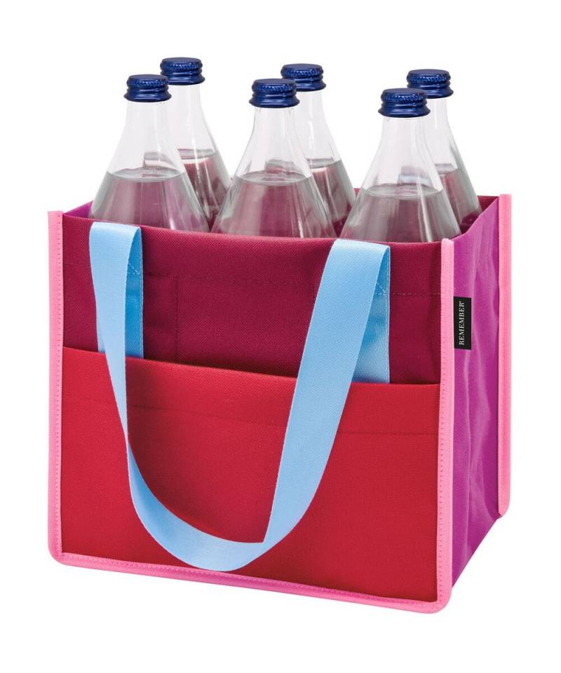 Flaschentasche 27x18x24 cm berry von Remember