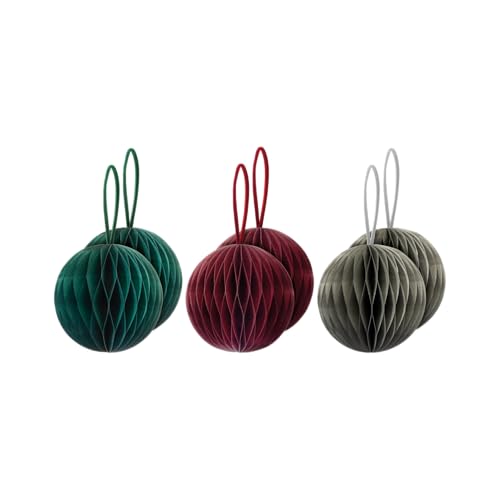 Remember Baumschmuck Kugel - 6-TLG. - 3 Farben - klassischer Baumschmuck von Remember