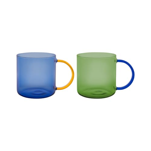 REMEMBER Glasbecher ´Fred` green-blue, 2er-Set von Remember